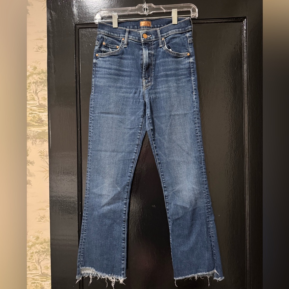 Mother Insider Crop Step Fray jeans